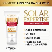 [PRIME + Recorrência] Protetor Solar FACIAL L'Oréal Paris Expertise Antirrugas FPS 60 40g