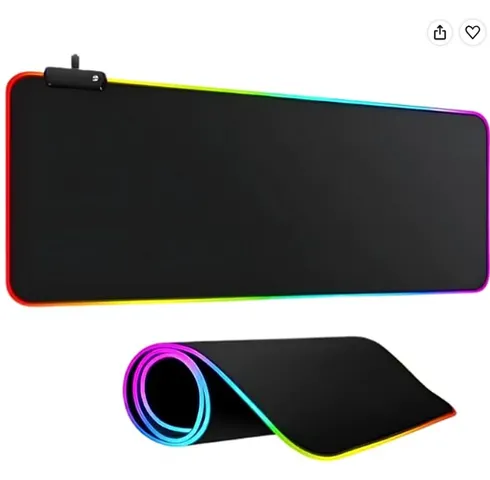 Mouse Pad Gamer RGB Led 80x30 Grande Speed