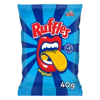 Batata Frita Ondulada Original Elma Chips Ruffles Pacote 40g 