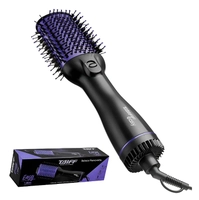 Escova Alisadora Secadora Oval Taiff Easy Lilás 127v