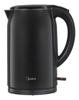 Midea Chaleira Elétrica 1,7L Double Wall com Parede Dupla Preta, 110V