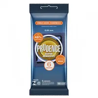 Preservativo Lubrificado Prudence Super Sensitive