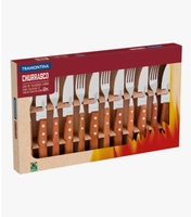 [12 Vale Bonus] Conjunto De Talheres Tramontina Churrasco 12 Peças Natural