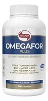 [LOJA OFICIAL] Omega 3 Omegafor Plus 240 cápsulas Concentrado Vitafor