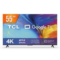 Smart TV LED 55 Google TV Ultra HD 4K TCL 55P635 Comando de Voz HDR 3 HDMI 1 USB Wi-Fi Bluetooth