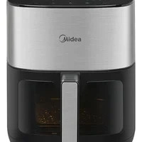 Fritadeira Air Fryer 6l Smart Chef Pro Midea Cor Inox 127V