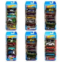 Pacote com 5 Carrinhos Sortidos Hot Wheels