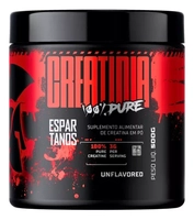 Creatina Monohidratada 500g Suplemento em pó 100% Pura Espartanos Sem sabor