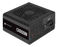 Fonte Corsair Cx650m - 650w, 80+ Bronze, Semi-modular, Preto