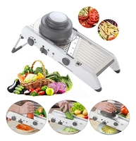 Mandolin Profissional Cortador E Fatiador Legumes Inox