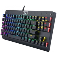 Teclado Mecânico Gamer Redragon Dark Avenger K568 RGB, Switch Outemu Brown, ABNT2, Black - R$208