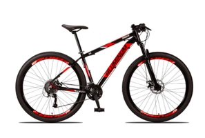 Bicicleta 29 Aluminum Raider 27 Marchas Cubo k7 Index Freio a Disco
