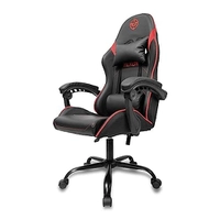 Cadeira Gamer TGT Nova Heron TC, Preta e Vermelha, TGT-HRTC-BR01
