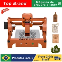 【Com Taxa/App/Moedas】 Maquina de Gravação à laser GlyPho S1 Mini 5W
