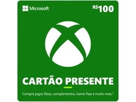 [Cliente Ouro] Cartão Presente Digital Xbox R$ 100,00