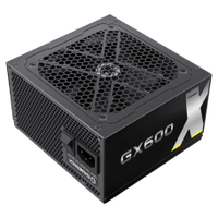 Fonte Gamemax GX600, 600W, 80 Plus Gold, PFC Ativo, Black, GX600WBKPSS7710BR