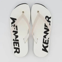 Chinelo Kenner Red Branco E Preto Tamanho 43