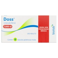 Vitamina D3 Colecalciferol 7000UI Biolab 12 cápsulas