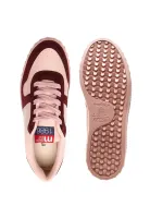 Tênis Moleca Furadinho Rosa/Vinho R$65