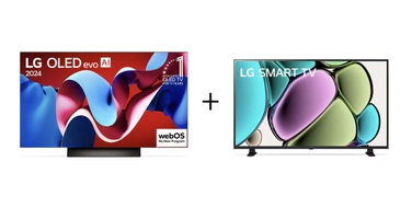 (MEMBERS) Combo LG Smart TV OLED C4 55  2024 + Smart TV 32  HD Bluetooth, HDMI, HDR10, ThinQ AI, Alexa