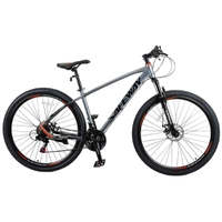 Bicicleta Aro 29 Safeway, Alumínio, 21 Marchas Shimano, Freio A Disco, Cinza