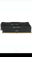 Memória Crucial Ballistix Sport LT, 8 GB (2X4),2400MHz, DDR4, CL16, Preta | R$265