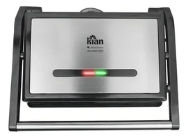 Sanduicheira Elétrica Panini 1200W Preta 110V