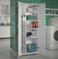 Armário - Dispensa p/ Lavanderia c/ Porta Vassouras 