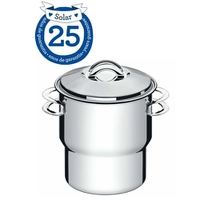 [EXTRA] Cuscuzeira em Inox Tramontina Solar - 14cm - R$ 159