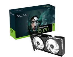 Placa de Video Galax GeForce RTX 5070 1-Click OC, 12GB, GDDR7, 192-bit, DLSS4, 57NON7MDBROC