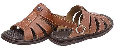 Sandália Chinelo Masculino Couro Legítimo Anti-stress