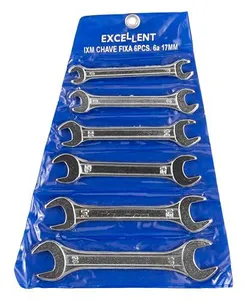 CHAVE FIXA JOGO COM 6 PÇS 6-17MM