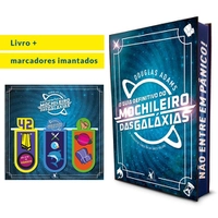 O Guia Definitivo Do Mochileiro Das Galáxias + Marcadores Imantados | R$ 54
