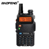 (No Brasil) Rádio Comunicador Dual Band, Uhf Vhf Uv 5r HT Fm