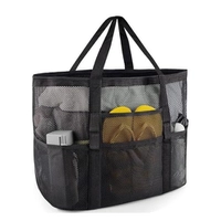 [TAXAS INCLUSAS] Bolsa de Praia Dobrável com Múltiplos Bolsos