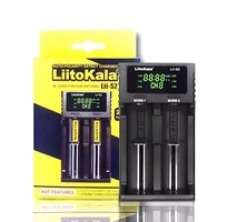 [R$14,81 Moedas/ App] Carregador de Pilhas Liitokala Lii-S2 Carregador de Pilhas AA e AAA