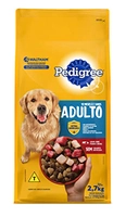 (REC) PEDIGREE Ração Carne Frango e Cereais Cães Adultos Raças Médias e Grandes 2,7 kg
