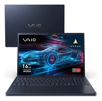 Notebook Vaio Fe16 Amd Ryzen 5-5625u Linux 8gb 256gb Ssd Wi-Fi 6 Tela 16" Ips Wuxga  Vjfe69f11x-b0411h - Memória Expansível até 64GB