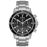 [APP] Bulova Relógio masculino Marine Star 'Series C' cronógrafo de quartzo, marcadores luminosos, mostrador giratório, resistente à água até 200m