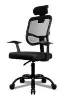 CADEIRA OFFICE ZINNIA ASTER, PRETO, ZNO-ATR-BK