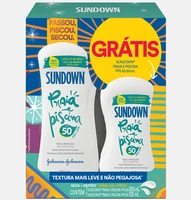 Kit Protetor Solar Sundown Praia e Piscina - FPS50 - 200ml + 120ml