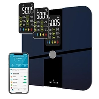 Balança corporal digital Body Fit, Balança Digital Bioimpedância Bluetooth Aplicativo,até 180 kg