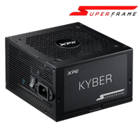 Fonte XPG Kyber SuperFrame, 850w, 80 Plus Gold, Com conector PCIe 5.0, PFC Ativo, KYBER850G BK C BR 
