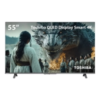 Smart TV QLED 55 4K Toshiba Google TV 3HDMI 2USB Wi-Fi