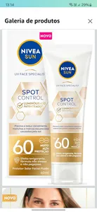 NIVEA SUN Protetor Solar Facial Fluido Spot ControlLuminous 630® FPS60 40ml