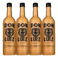 [R$44 CADA] Licor Doce de Leite Don Luiz Creme 750ml Caixa c/4