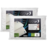 Travesseiro Fibrasca Nasa UP3 Visco - Branco - 2 Travesseiros | R$59