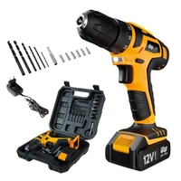 Parafusadeira e Furadeira WAP BPF-12K3 (12V Bateria Li-Íon) — Kit 13 Acessórios e Maleta | Ideal para Uso Residencial