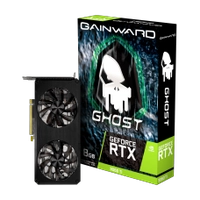 Placa de Vídeo Gainward NVIDIA GeForce RTX 3060 Ti Ghost, LHR, 8GB, GDDR6, 256Bit, DLSS, Ray Tracing, NE6306T019P2-190AB