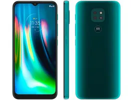(APP) Smartphone Motorola Moto G9 Play 64GB Verde - Turquesa | R$1079